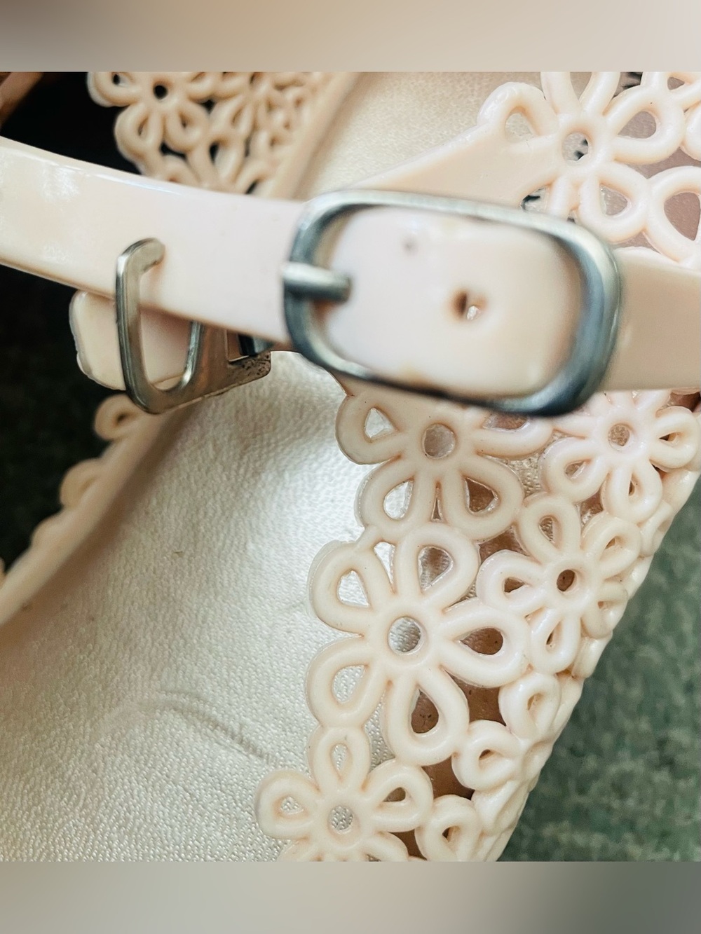 MELISSA + VIVIENNE WESTWOOD Anglomania Women's Blush Pink Wedge Sandals - Picture 8 of 13